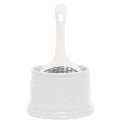 cовок с подставкой для кошачьего туалета, белый, 275*170*95мм, серия hygiene, triol