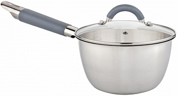 ковш hitt speise 1,3л 16х7,5см со стекл. крышкой (8) h-sp-s16