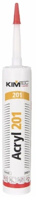 герметик kim tec 201d акриловый 280 мл белый (уп.20)