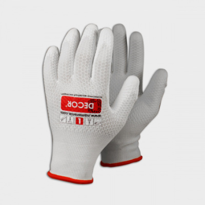 перчатки decor premium прорезиненные, размер m 507-001