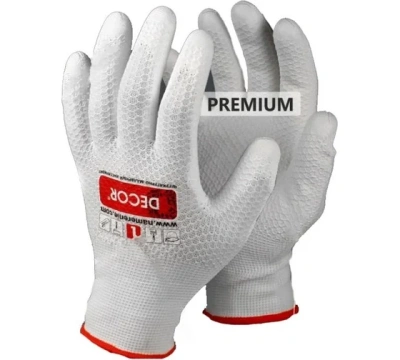 перчатки decor premium прорезиненные, размер хl 507-003