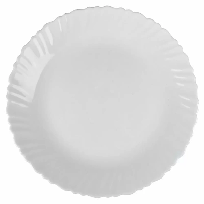 тарелка десертная royal garden basic white m 19,5см опал. стекло (6) (48) rg002ss