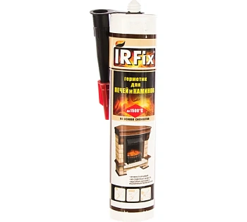 irfix герметик для печей и каминов +1500* high<br/>temperature sealant черный (310мл)