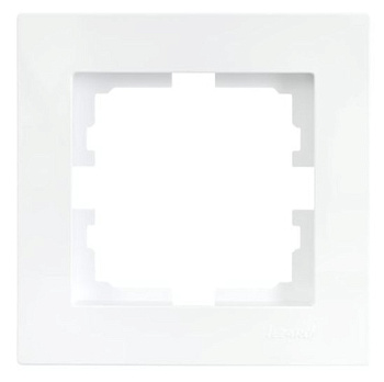 рамка 1-ая горизонтальная б/вст белая 742-0200-146 vesna