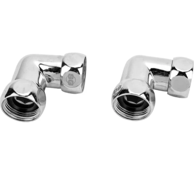 угловое соед. для полот/суш хром 3/4*3/4" г/г