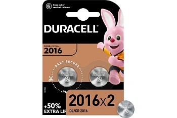 батарейки duracell dl/cr2016-2bl/б0037271