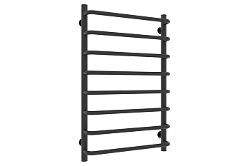 полотенцесушитель стандарт п8 500*800 "черный матовый" уголки в комплекте