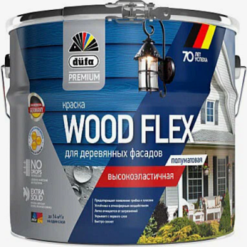 краска "dufapremium" вд woodflex высокоэластич для дер.фасадов база 1 2,4л (2шт/уп)