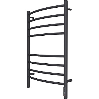 полотенцесушитель классик п8 500х800 "черный матовый" уголки в комплекте