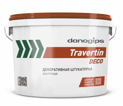 штукатурка декоративная danogips travertin 15 кг (33шт/под)