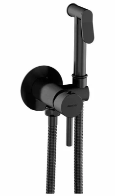 смеситель с гигиеническим душем option 217000000 скрытый монтаж цвет черный