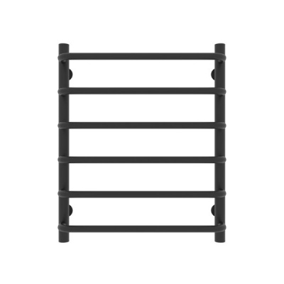 полотенцесушитель стандарт п6 500х600 "черный матовый" уголки в комплекте