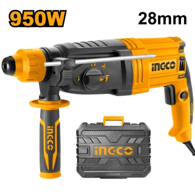 перфоратор сетевой sds-plus ingco rgh9528 950вт 2,5дж