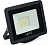 прожектор светодиодный saffit 2835smd, 20w 6400k ac220v/50hz ip65, черный в компактном корпусе, sfl90-20