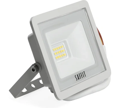 прожектор светодиодный saffit 2835smd, 20w 6400k ac220v/50hz ip65, белый в компактном корпусе, sfl90-20