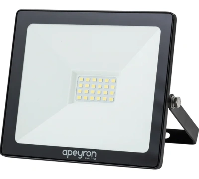 прожектор светодиодный, 2835smd, 30w rgb ac220v/50hz ip65, черный, ll-612