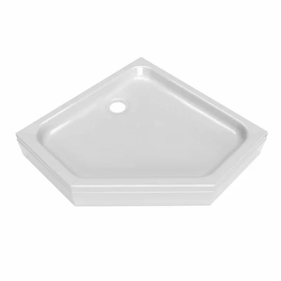 поддон тритон пд 29 низкий, пятиугольный, 100х100 в комплекте, на каркасе без сифона