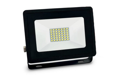 прожектор светодиодный сдо-7 30вт 230в 6500к ip65 черный in home