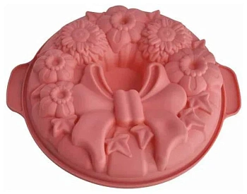 93-si-fo-104 ф-ма д/выпечки "праздничная" 31x27x4 см linea silicone