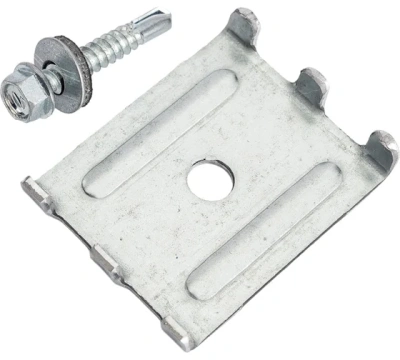 крепление скоба и саморез 5,5х32 zn цинк