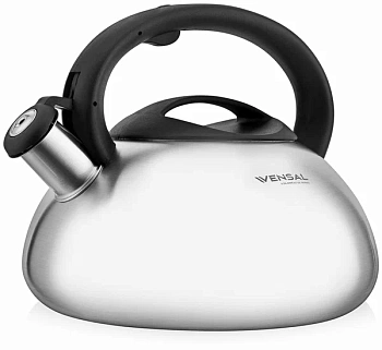 3007vs чайник vensal savour 3,0 л с ручкой из термостойкого пластика, система открывания на ручке