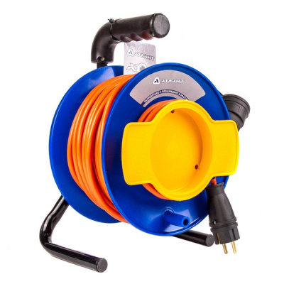 удлинитель пвс атлант 2200 вт 20м на катушке (б/з)