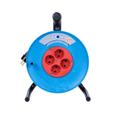 удлинитель пвс атлант 2200 вт 30м на садовой катушке (б/з)