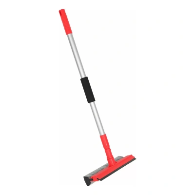 окномойка hitt supreme 96см телескоп. металл ручка (резин скребок+губка) красная (5) (50) h06364