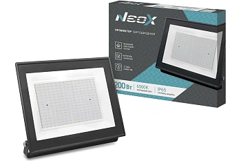 прожектор светодиодный ддо-8 200вт 230в 6500к 21000лм 105лм/вт ip65 neox<br/>4690612037110