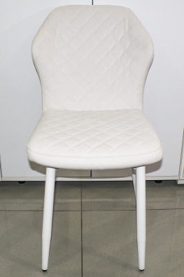 стул вилла-2 мирей 28 на каркасе вилла-3, порошковая покраска (белый муар)