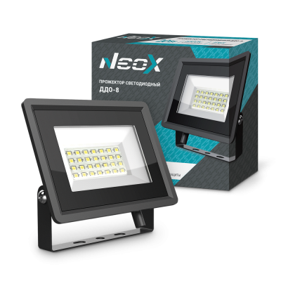 прожектор светодиодный ддо-8 20вт 6500к ip65 2100лм 105лм/вт<br/>230в neox 4690612034010