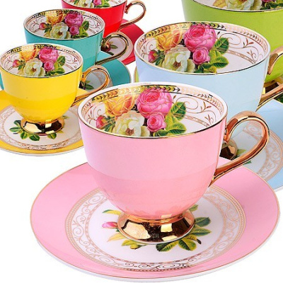 60036 чайный/наб 12пр 200мл фарфор премиум lr (х6)