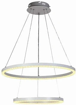 подвесная светодиодная люстра 6037/2 wht 116w