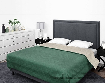 покрывало ультрастеп однотонное полисатин<br/>бояртекс (16-5515, 150*210, 1,5 сп, малахит)