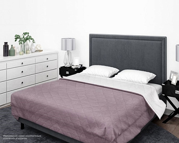 покрывало ультрастеп однотонное полисатин<br/>бояртекс (17-1605(и), 150*210, 1,5 сп, брусничный)