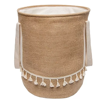 корзина бельевая с ручками "кантри", д350 ш350 в420, бежевый