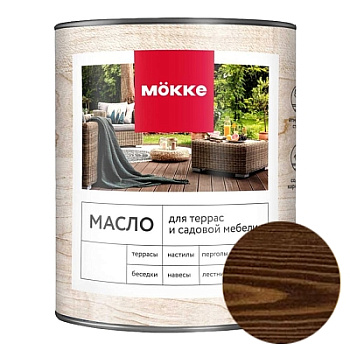 масло для террас mokke (макадами) 1,8 л.