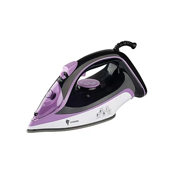 утюг leonord le-1804, подошва керам., 3,1квт, пар, спрей, пар.удар, самоочистка, фиолетовый 270089