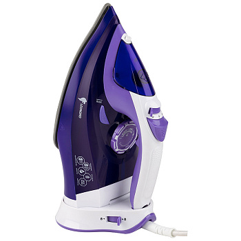 утюг leonord le-1807u беспроводной, 2,6квт, подошва керам, спрей, паровой удар, фиолетовый 108250
