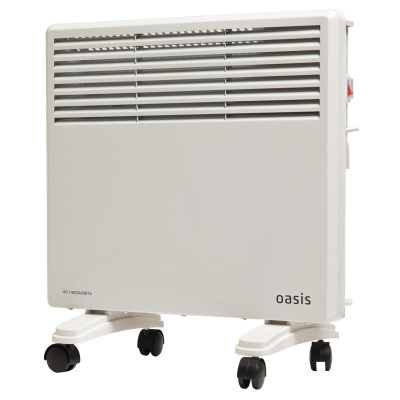 конвектор электрический оазис ek-10, 1квт, с электроным управлением