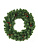 венок новогодний - 16 зеленый с шишками и ягодами пвх, d-60 см. (1)