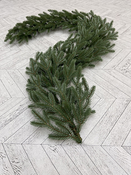 гирлянда tdl русская премиум 100% литая 180 см зеленая