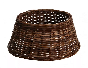 корзина для елки плетеная 28*80 см коричневая