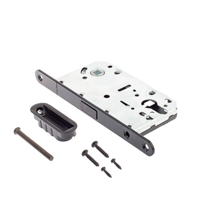 замок врезной под цилиндр code deco 5300-mc-blm цвет матовый черный