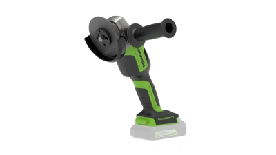 ушм аккумуляторная бесщеточная greenworks gd24ag, 24в, без акб, 125мм