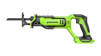 пила сабельная аккумуляторная бесщеточная greenworks 24v gpt-blrs-1, 24в, без акб