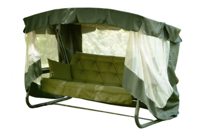 качели садовые 4-х местные саванна ткань папермун арт.с1451