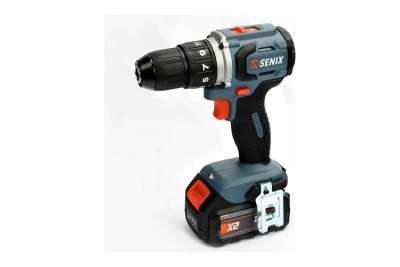 дрель-шуруповерт аккумуляторная бесщеточная senix pddx2-m2-eu kit, 20в, li-ion 2x2,5ач распродажа