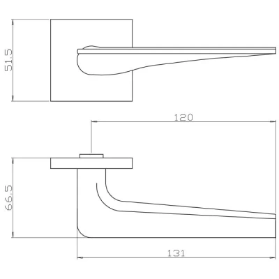 дверные ручки bussare a-45-40 w.gold цвет золотой