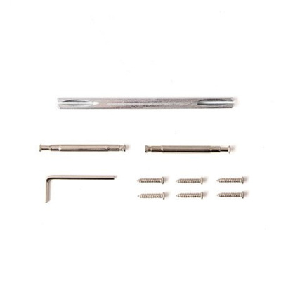 дверные ручки avers h-14026-a-nis/cr (spindle 140) (b2b) цвет матовый никель/хром